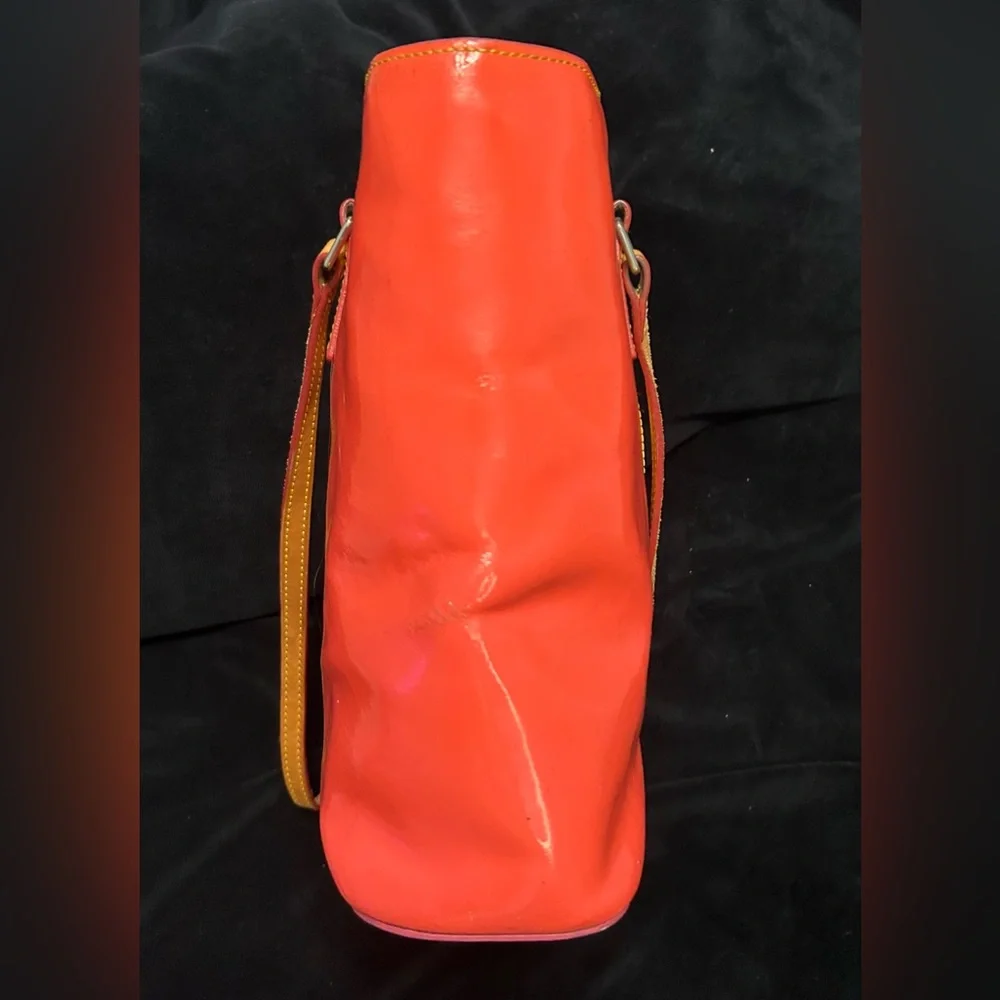 Dooney & Bourke Rehab Orange Bag Approx. 16x 10x 6 - Picture 5 of 10